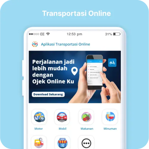 Demo Aplikasi Transportasi Online